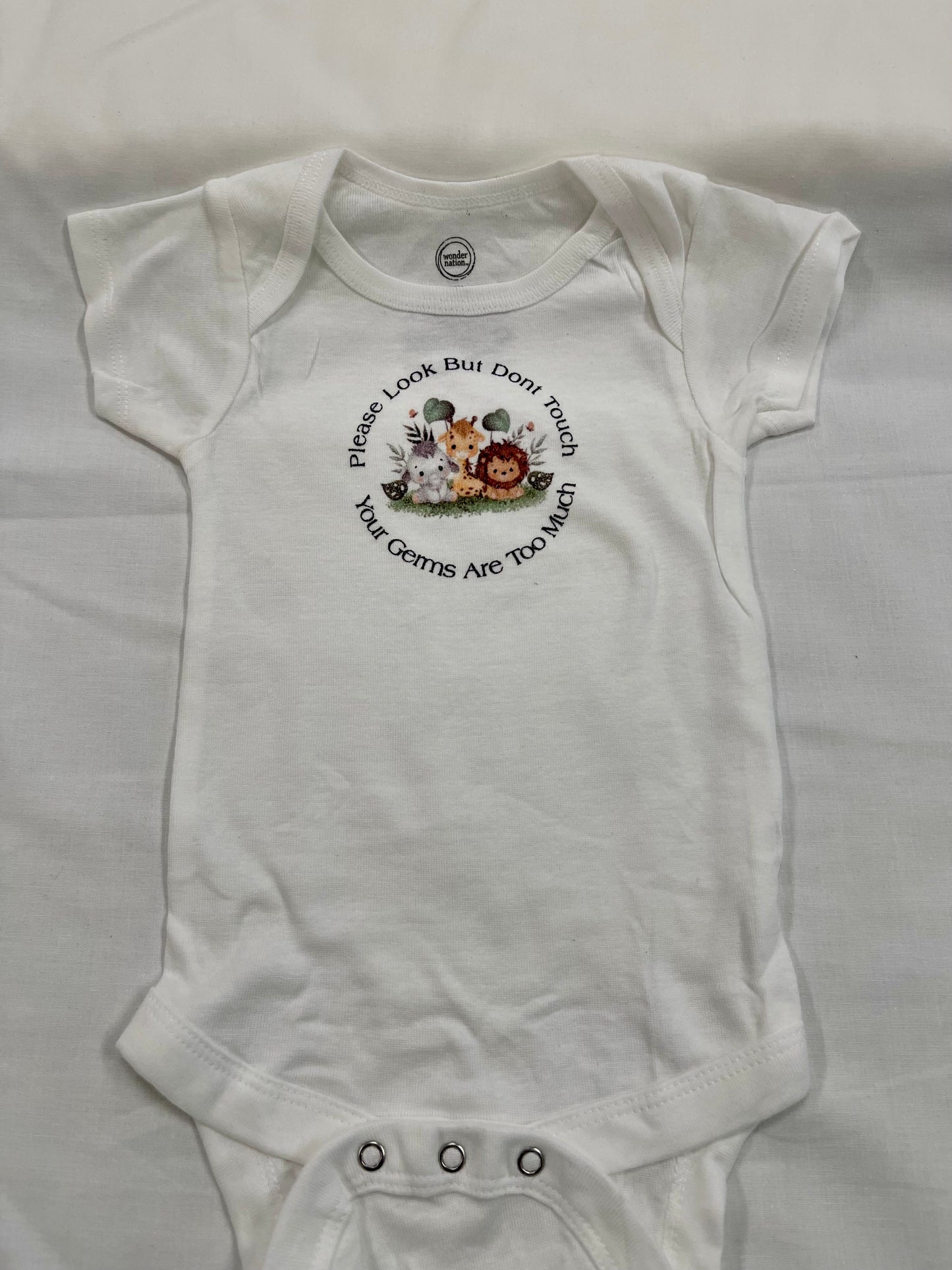 Custom Don't Touch Infant Bodysuits