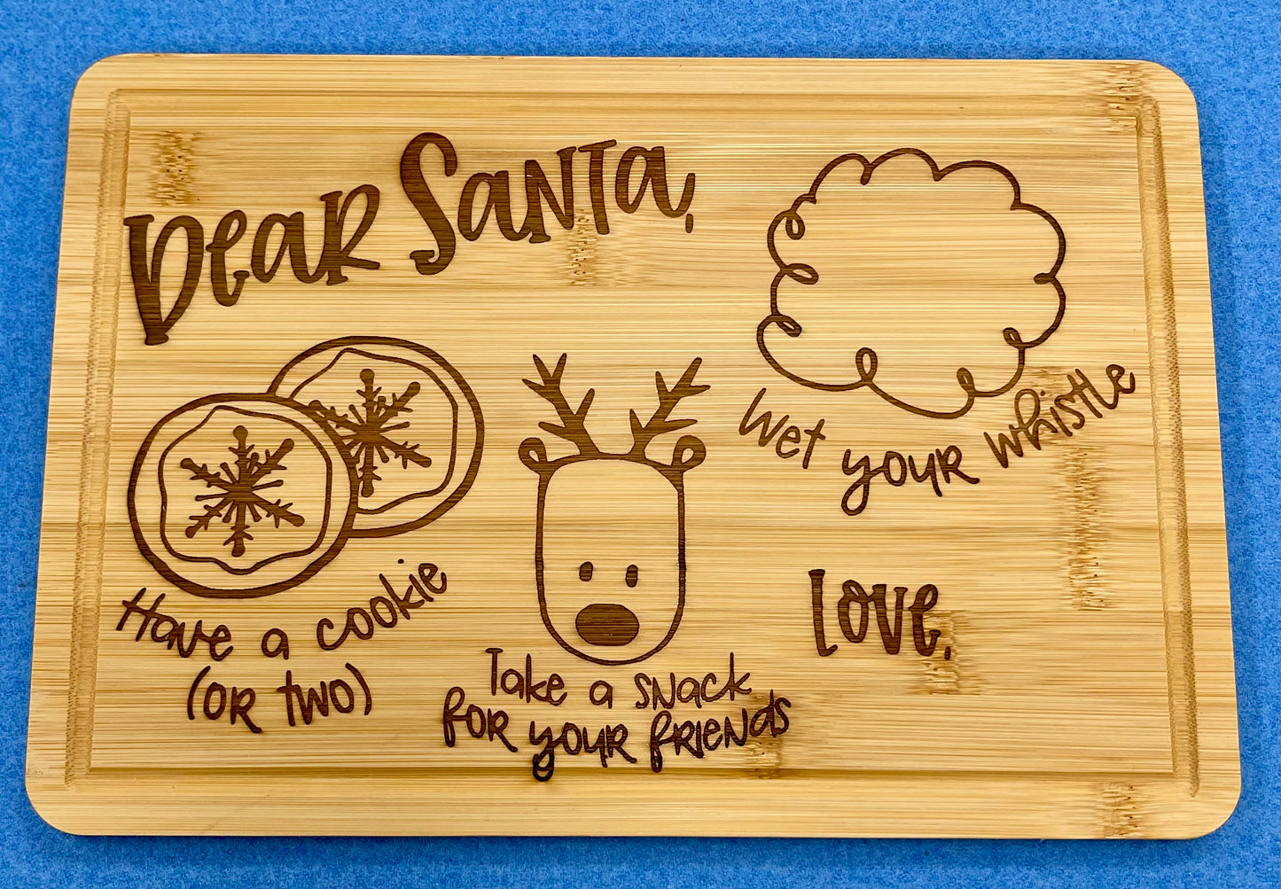 Personalized Christmas Cookie Trays