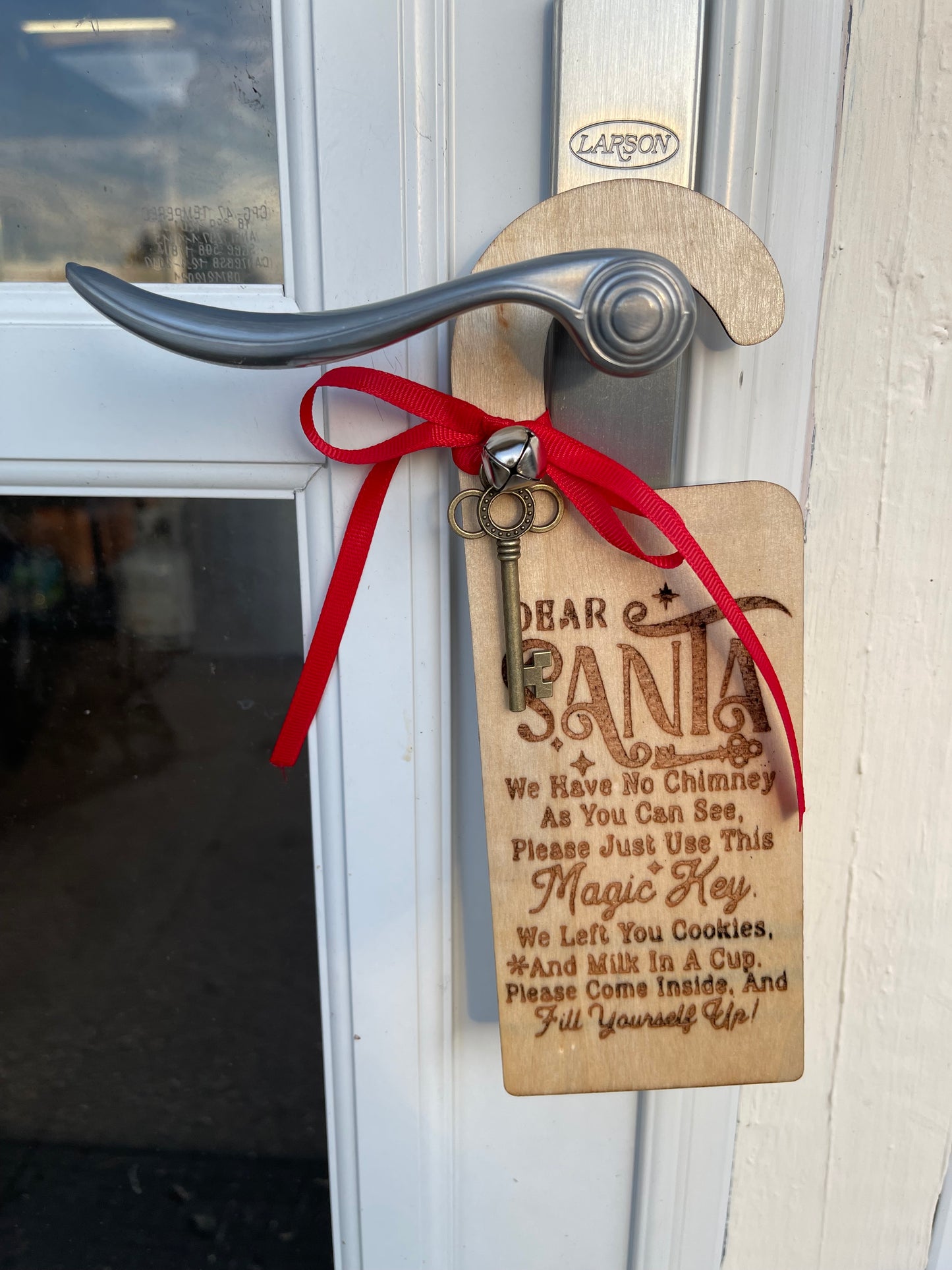 Santa's Magic Key/ Christmas Door Hanger/