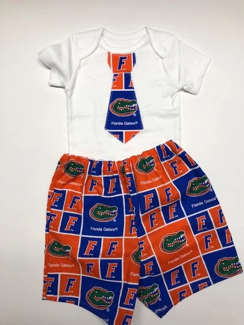 Custom Collegiate Infant Boys Shorts Outfits