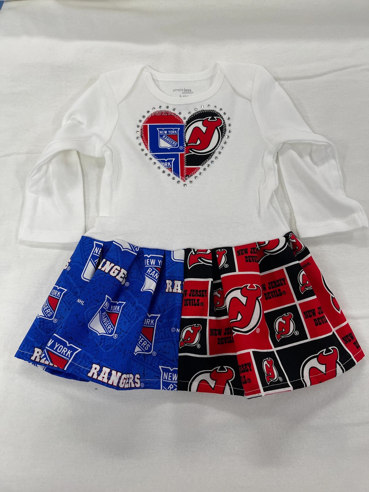 Custom NHL House Divided Infant Dresses